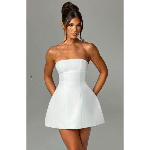 ✨Babyboo | Asha Mini Dress Ivory | NWT | Bridal Shower, Graduation, Date Night - Picture 1 of 6